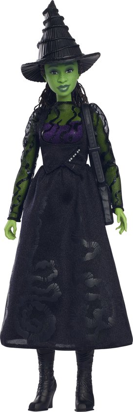 Mattel Wicked Deluxe Elphaba-pop Met Grimmerie Mattel Wicked Deluxe Elphaba-pop Met Grimmerie
