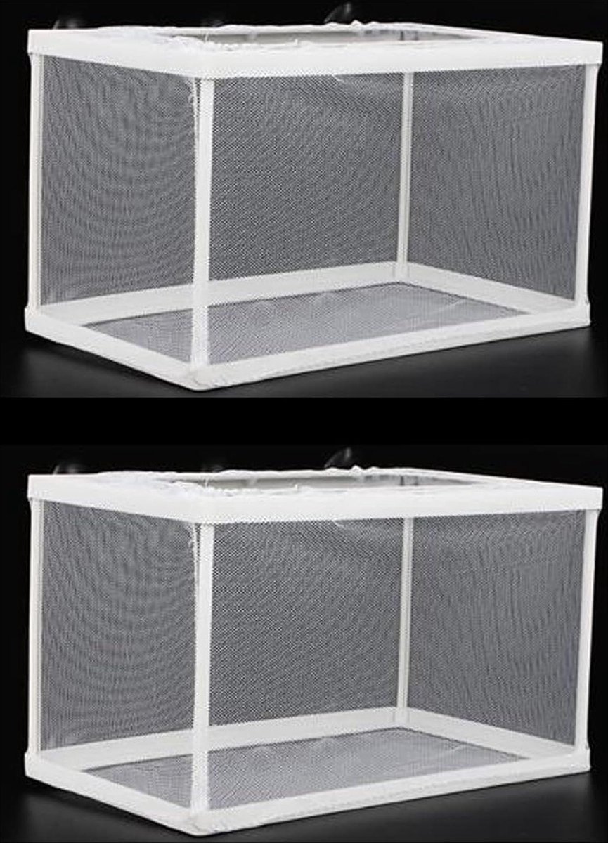 Drijvende Kweekbak Box Fish Incubator Aquarium vissen Aquaria Zaailingen Isoleren Voortplanting Ondersteunen Wit Kweekbak