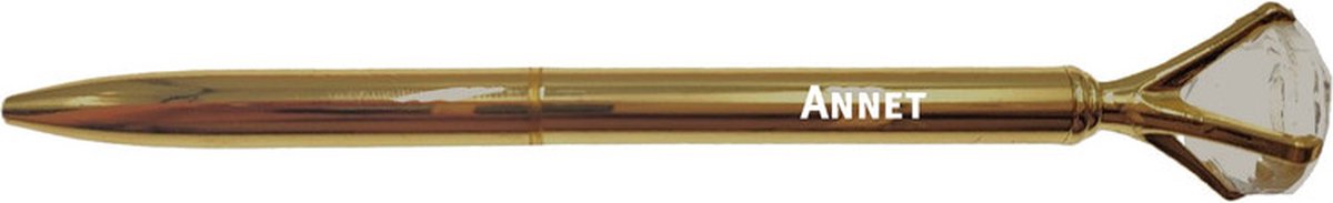 Pen Met Gravering - Diamant - Annet - Goud