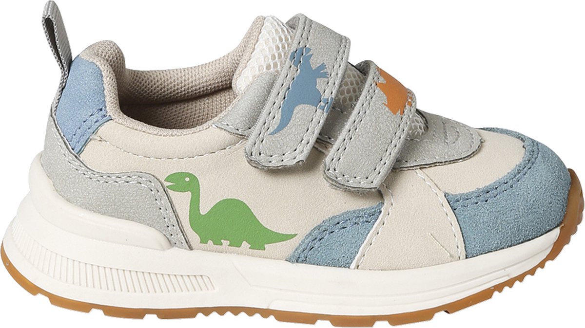 Vertbaudet Sneakers met klittenband en dino voor baby