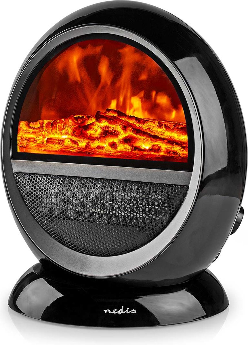 HOMCOM Chauffage D'appoint 2000 W Avec Humidificateur 2 En 1, Radiateur Electrique Céramique PTC,3 Modes, Minuterie 8H, Protection Anti-basculement Et Anti Surchauffe, Noir