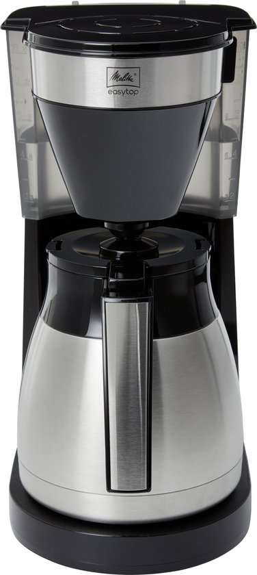 Melitta Easy Top Therm koffiezetapparaat 1023-10 zwart- roestvrij staal