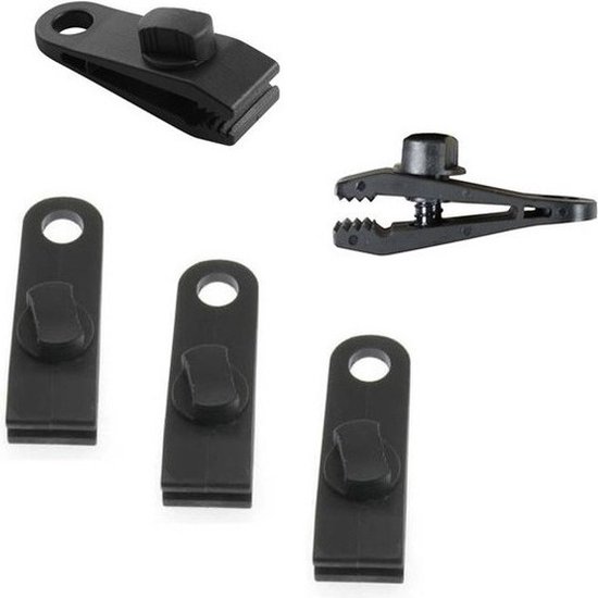 12x Zeilklemmen / zeilclips van kunststof - dekzeil / afdekzeil klemmen van Houdini Spears — afbeelding 2