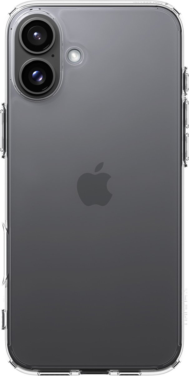 Apple iPhone 16 hoes transparant Spigen Ultra Hybrid schokbestendig TPU bumper krasbestendig case - Afbeelding 3