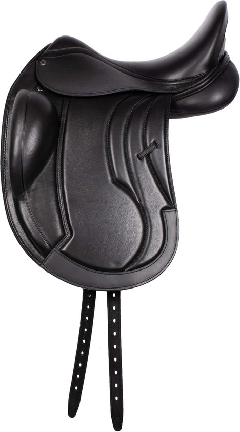 Rossner Burlington Dressuur Zadel - Maat: 17,5 - Zwart - Polyamide Rossner Burlington Dressuur Zadel - Maat: 17,5 - Zwart - Polyamide