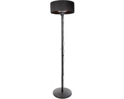 Sunred - Artix - Bright lijn - Zwart - Staand model - Terrasverwarmer - Infraroodstraling - 1500 W - 1 stand – aan/uit knop - Elektrische heater