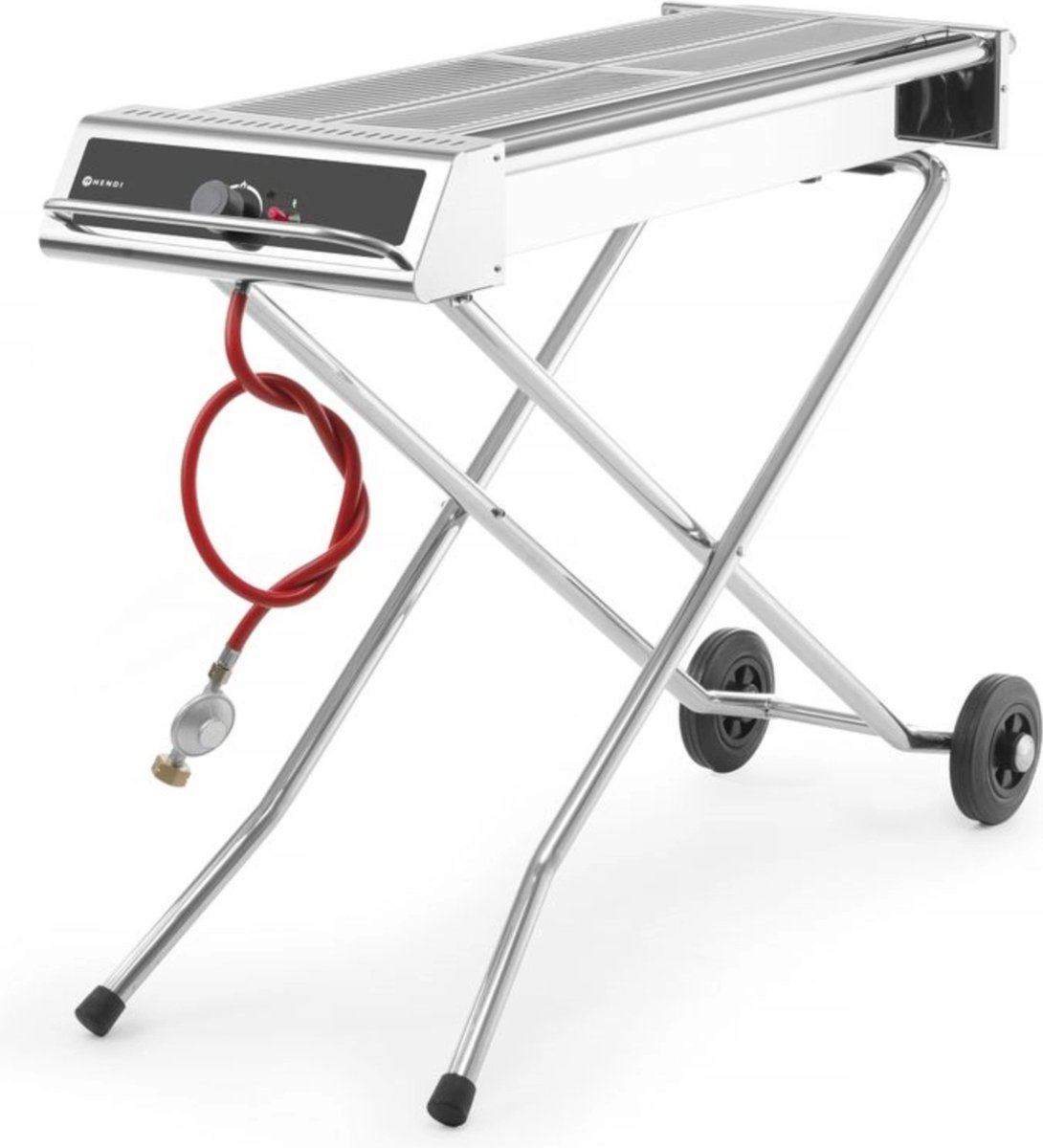 Hendi Gasbarbecue ''Xenon Pro'' Powergrill met 2-Roosters