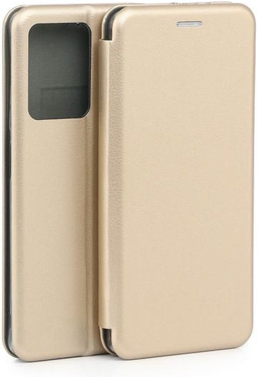 Beline Book Magnetische Case voor Poco X5 Pro goud/goud