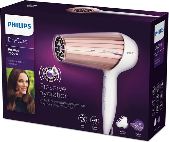 Philips Moisture Protect HP8280/00 - Föhn met diffuser