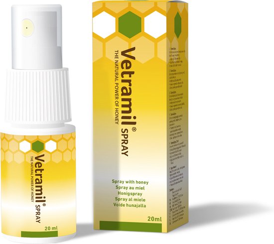 Foto: Vetramil spray honingzalf spray 20ml