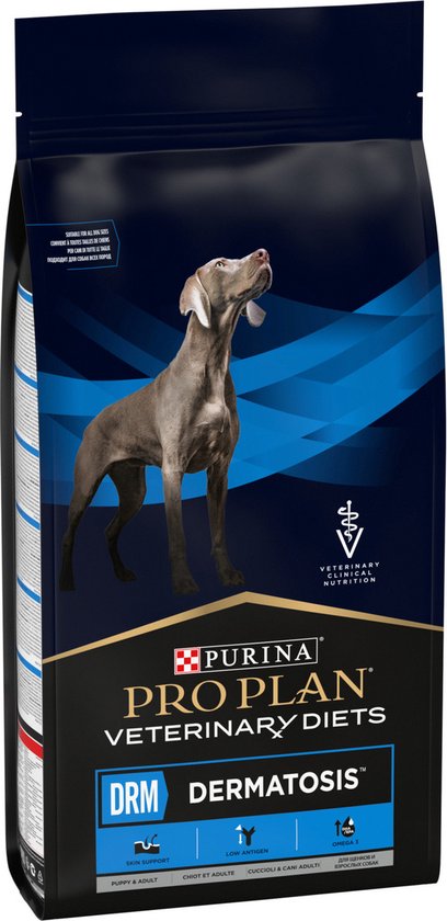 Pro Plan Veterinary Diets Canine Drm Dermatosis - Hondenvoer - 12 kg