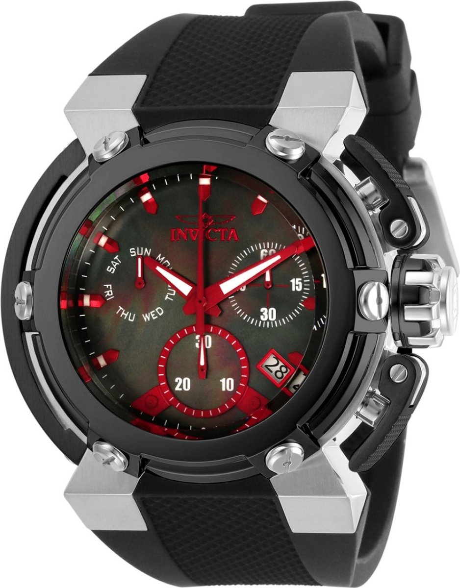 Invicta Coalition Forces - X-Wing 31685 Heren Horloge - Waterdicht - Analoog - Quartz Uurwerk - Roestvrij Staal met zwarte Wi