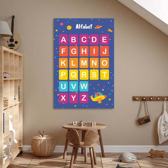 Alfabet Poster Dieren voor kinderen - uniek en handgetekend