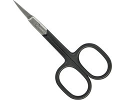 Homey's nagelschaar - 9cm - gebogen extra spitse punt - RVS - satin
