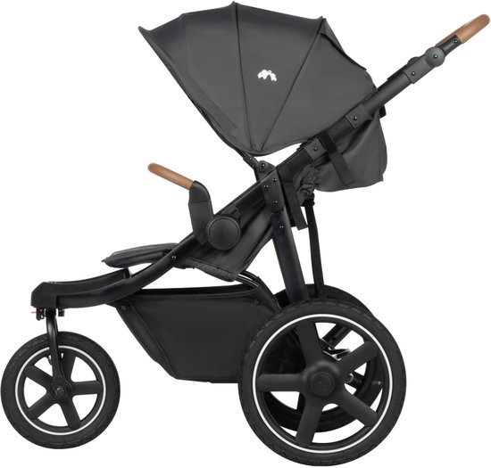 Bebeconfort Cloudy Kinderwagen - 0-4 jaar(0-22 kg)- Mineral Graphite - Snel inklapbaar - Verstelbare Duwstang van Bebeconfort — afbeelding 3