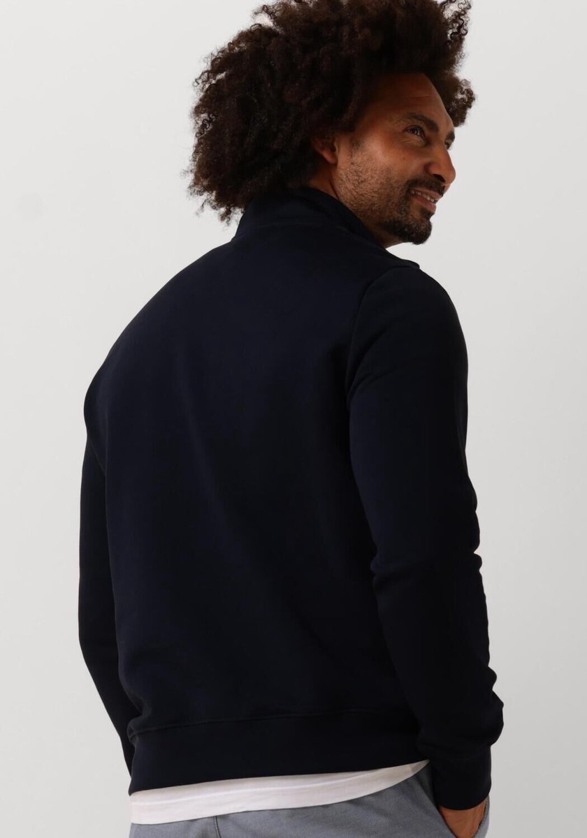 Paul Smith Mens Ls Reg Fit Half Zip Top Zebra Truien