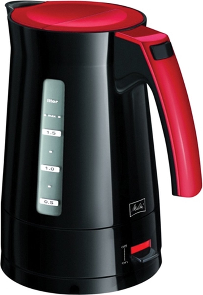 Melitta Enjoy Aqua - Waterkoker - Zwart/Rood