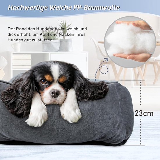 Baodan Hondenbed voor grote honden, hondenkussen, wasbaar, 106 x 71 cm