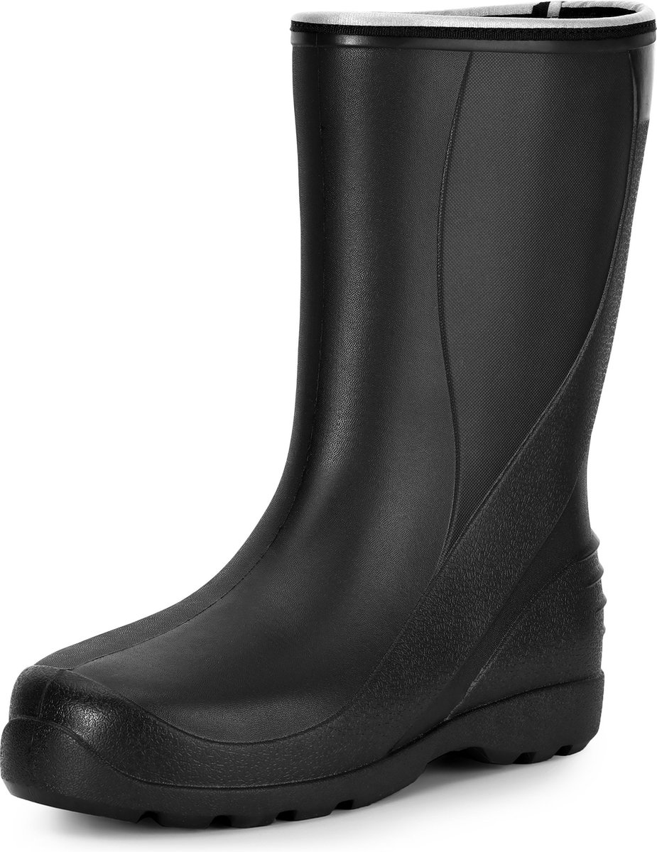 Ladeheid LA-DW-Beam Dames Regenlaarzen - Rubber Laarzen - EVA - Zwart - 41