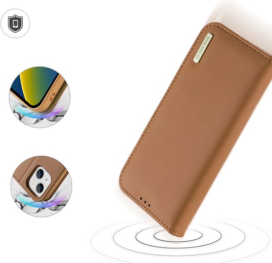 Dux Ducis - Coque pour Apple iPhone 14 Plus - Coque Dux Ducis Hivo Series - Marron