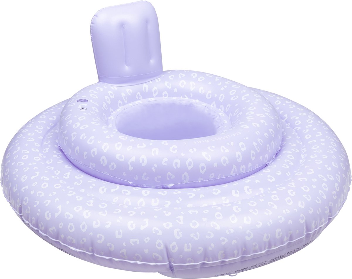 Swim Essentials | Lila Panterprint Baby Float 0 — afbeelding 7