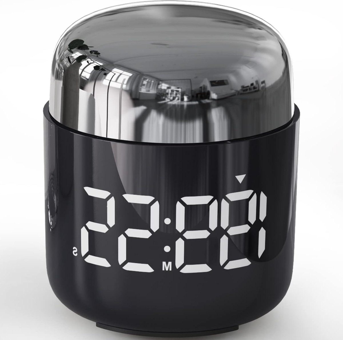 Digitale Kookwekker Countdown Countup Timer met Groot LED-Display Kookwekker voor Koken Klaslokaal Zilver