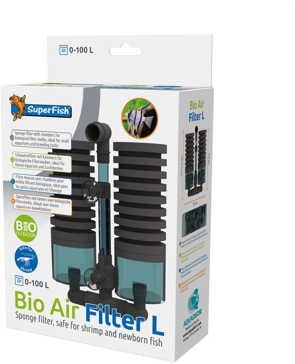 Superfish Bio Air Filter L - Intern aquariumfilter voor kleine bakken thumbnail 2