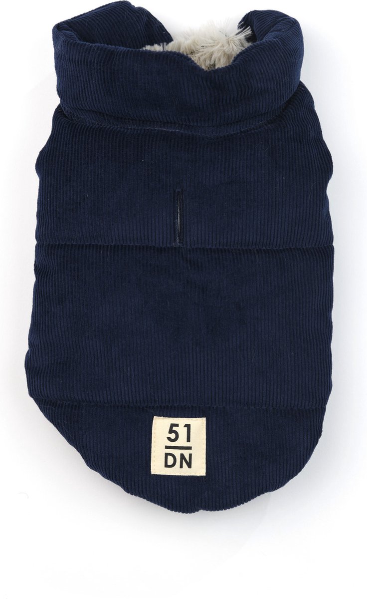 51 DegreesNorth Hondenjas - Velours - Blue - 42cm
