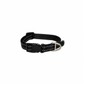 Rogz For Dogs Snake Halsband - Zwart - 16mm x 26-40cm