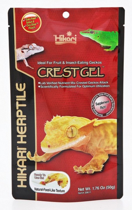 Foto: Hikari herptile crest gel voer 50 g