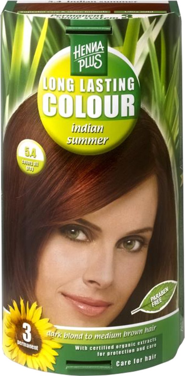 Hennaplus 5.4 Indian Summer Long Lasting Colours 100ML