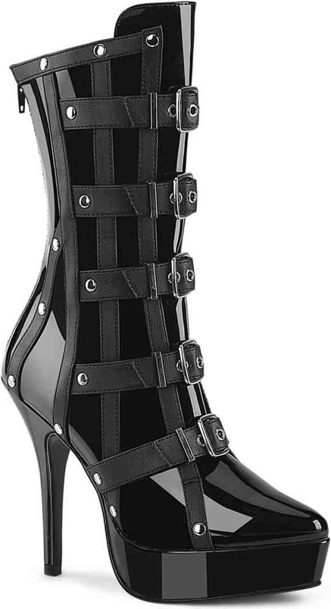 Devious - INDULGE-1038 Plateau Laarzen - US 9 - 39 Shoes - Zwart