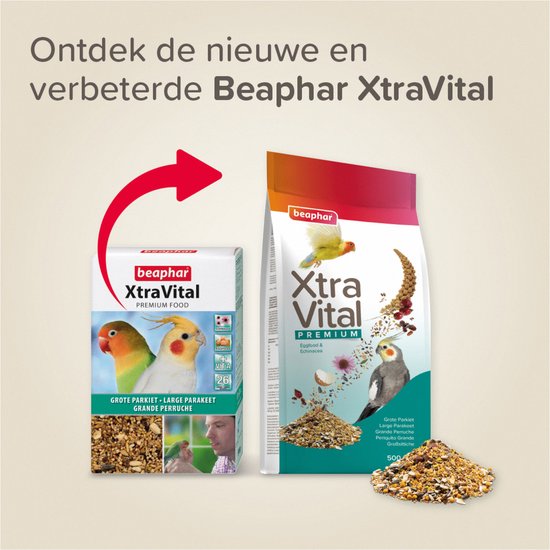 Beaphar Xtravital Grote Parkie - Vogelvoer - 500 g
