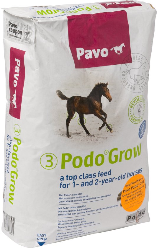Pavo Podo Grow - Paardenvoer - 20 kg