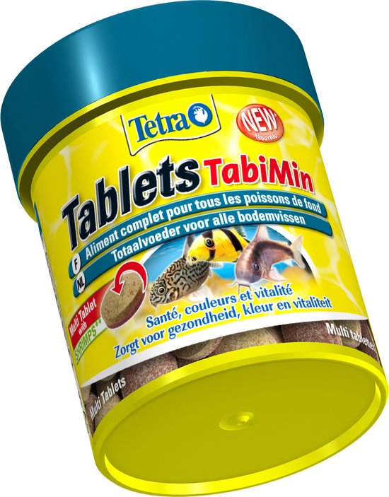 Tetra Tabimin – Sinkendes Tablettenfutter Für Alle Bodenfische Im Aquarium