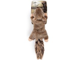 All For Paws Eekhoorn - Hondenspeelgoed - 42x16x9 cm Bruin