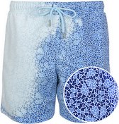 SEA'SONS - Zwembroek Jongens - Kleurveranderend - Sneldrogend - Blauw - Maat 128/134 (SEASONS - Kleur veranderend)