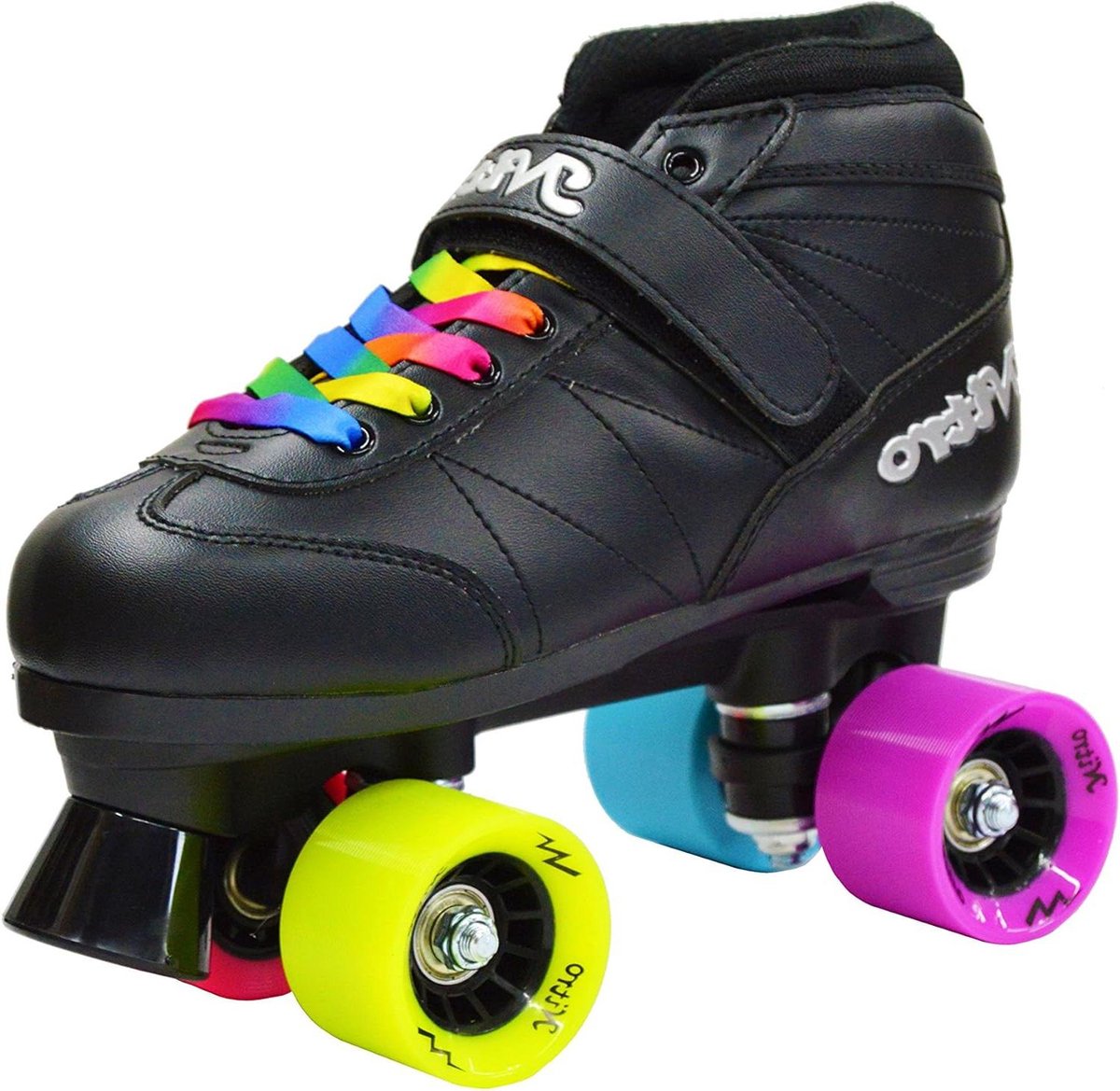 Super Nitro Rainbow Quad Rolschaatsen met Epic Design – Maat Voering Roller Skates