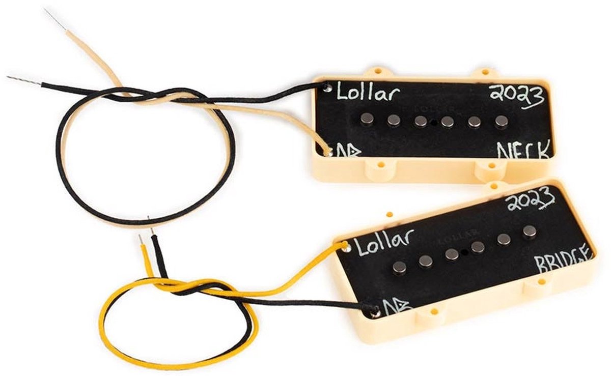 Lollar Original '58 Jazzmaster Pickup Set - Hals & Brug, Crème