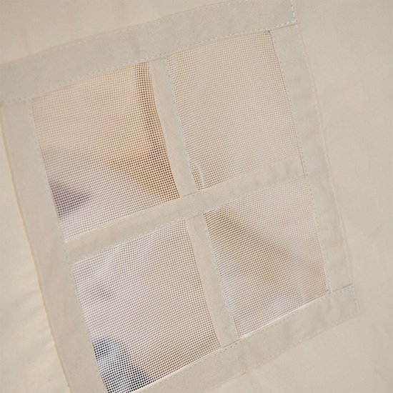 Petite Amélie Speeltent Été – Wigwam met dunne vloerbodem – Tipi 100% katoen – Wasbaar op 30° – Extra veilig & licht door afgeschermd raam