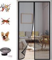 Rideau Magnétique Anti Insectes - Magneto Mesh - DECO - 209 Cm X 100 Cm - Fixation Auto Agrippante - Ajustable - Maison