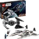 LEGO Star Wars Mandalorian Fang Fighter vs. Set intercepteur TIE - 75348