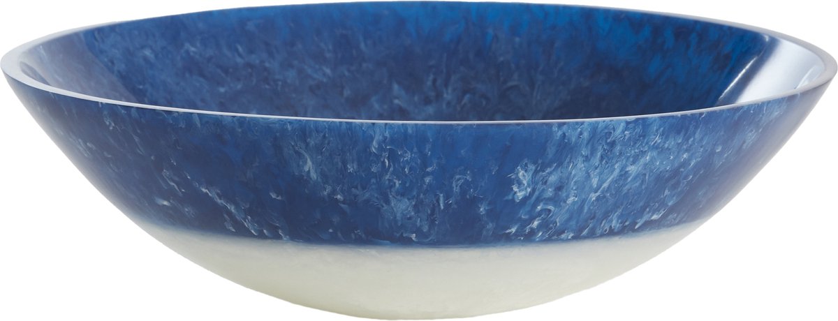 Schaal BINANGA - Ø26x7.5cm - Blauw