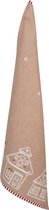 Clayre & Eef Torchon 50x70 cm Marron Coton Maison en pain d'épices Torchon de cuisine
