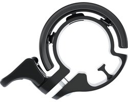 Knog Oi Classic Small fietsbel - compact design - aluminium - zwart 22.2mm
