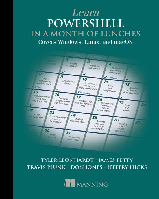 Learn PowerShell in a Month of Lunches: Covers Windows, Linu ... - cover