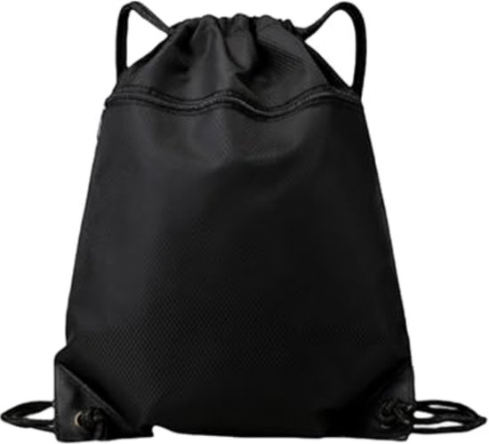 AUNGKWANG Gymtas met trekkoord, kindersporttas, waterdichte boodschappentas voor zwemmen en strand, roze 1, 33 x 26 x 16 cm