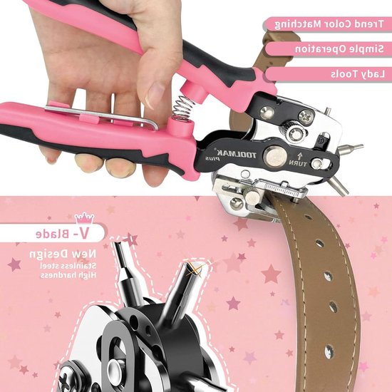 Ronde perforator 4 stuks papierperforator - doe-het-zelf scrapbooking