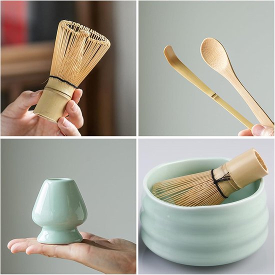GOEDCH Matcha theeset: handmatige matcha set met matcha