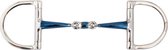 BR D-Trens Dubbel Gebroken, Sweet Iron 14 mm Blauw/Zilver - 12.5 CM